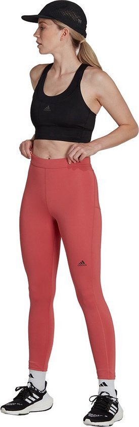 Adidas Run Icons 7/8s Legging Rood L Vrouw