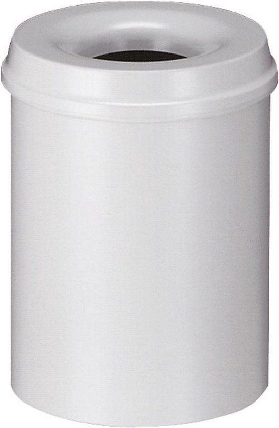 Vepa Bins Papierbak+vlamdover vepabins 15liter 25.5cm grijs