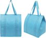 Merkloos Koeltas Degree - 2x - lichtblauw - boodschappen - 23 liter - 35 x 25 x 38 cm - shopper model - lunchtas