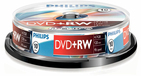 Philips DW4S4B10F DVD+RW 4.7GB 4x - 10 Pack