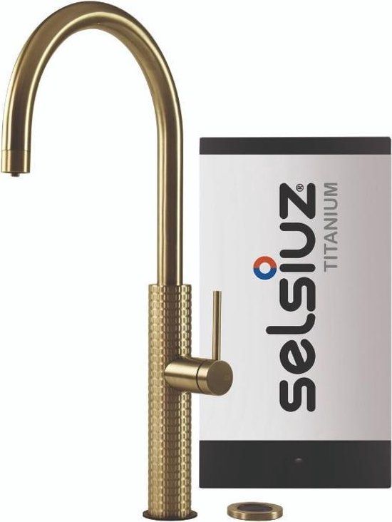 Selsiuz kranen Selsiuz by Gessi 3 in 1 Gold / Goud 350365 - Single boiler - RVS