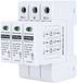 Fotovoltaïsche Schelinger Overspanningsbeveiliging 3-polig T1+T2 (B+C) - 1200V DC - 50kA - DIN-rail 35mm - SPD 3-module - IP20