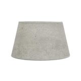 PRENDELUZ Lampenkap van grijs cement, 40 x 30 x 25 cm, open conische vorm, ideaal voor decoratie en sfeer binnenshuis.