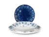 Royal HOME Royal Norfolk Dream Tafelservies, 18 borden, porselein, blauw en wit