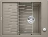 BLANCO ELON 45 S | 65 x 50 x 20,2 cm, voor 45 cm brede onderkasten, onderhoudsvriendelijk oppervlak, grote wastafel, omkeerbaar
