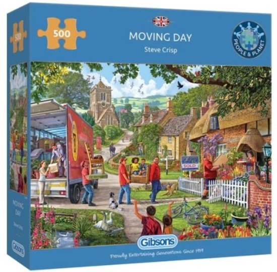 Gibsons Moving Day Puzzel (500 stukjes)