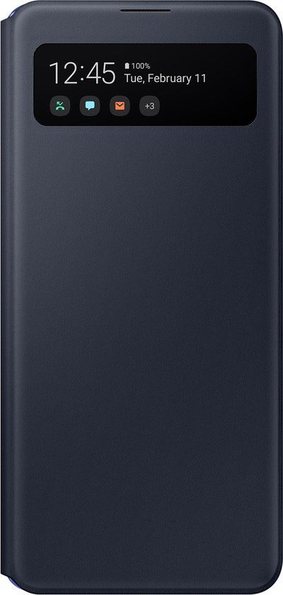 Samsung S View Wallet Case for Galaxy A41 - Black
