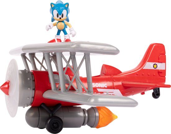 Jakks Sonic Tornado Biplane Speelset - Met Licht en Geluid