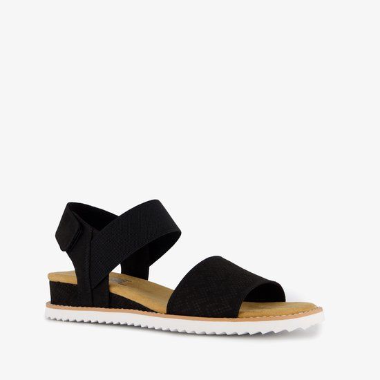 Skechers Desert Kiss Dames Sandalen - Black - Maat 38