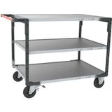 Fimm Tafelwagen CC-wiel met 2 etage en 2 handgreep 1225x540x980 mm