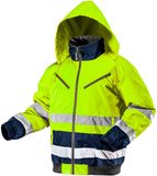 Neo Tools Hi-Vision Gevoerde Werk Jas Flu Geel XXXL/58