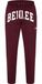 BENLEE Pantalon de jogging homme coupe normale Atkins, Oxblood/White, M