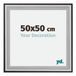 Your Decoration Cadre photo 50x50 cm Noir Argent Poli Bois Birmingham