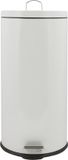 MSV Pedaalemmer - Metaal - Wit - 30 liter