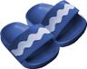 Heless Poppen Badslippers Blauw, 38-45 cm