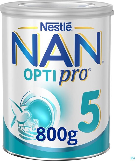 Nestl&#233; NAN OptiPro 5 - Groeimelk voor Baby&#39;s vanaf 3 jaar - Voedzame Formule met Essenti&#235;le Nutri&#235;nten - 1 x 800g