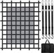VEVOR Bagagenet Vrachtwagenlaadnet Transportnet 183x145cm Zwart