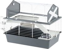 Ferplast Barn 80 Knaagdierkooi - Grijs - 78x48x65cm