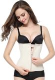 LaFaja Waist Trainer - 100 % Latex Afslankband - Zip & Clip sluiting - Nude - Maat XS