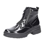 Waldläufer Lak H Rits Booty Boots Dames - Zwart - Maat 39
