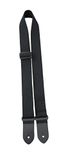 Perri's Leathers CWS15-6897 Katoenen Ukelele Straps Gitaar Strap, Zwart