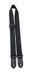 Perri's Leathers CWS15-6897 Katoenen Ukelele Straps Gitaar Strap, Zwart