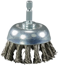 Komborstel Zeskant 1/4"x65mm RVS - D-76691