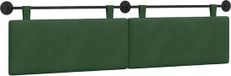 vidaXL Hangend hoofdbord, Jungle, Groen, Corduroy, stof