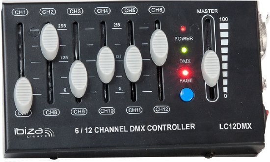 Ibiza Light LC12DMX 12-kanaals dmx controller