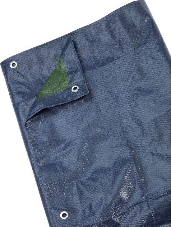 Kreator KRT660106 Afdekzeil - 5x8 meter - Blauw - Waterdicht