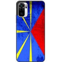 Xiaomi Redmi Note Drapeau la reunion Verstevigd hoesje met sublimatie bedrukking