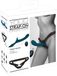 Merkloos / Sans marque You2Toys - gode ceinture vibrant avec harnais - silicone noir bleu