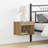 vidaXL Tv-meubelset 40 x 30 x 30 cm artisan eiken bewerkt hout