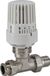 Riko Thermostatisch Radiatorventiel Droit 1/2 Pouce x 15 mm - Avec Bouton