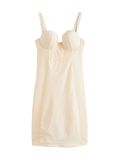 Next Dames Stevige Kanten Buikcorrigerende Slip Huidkleur