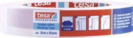tesa DOUBLE-SIDED 04836-00001-00 Dubbelzijdige tape tesa Professional Rood/wit (l x b) 25 m x 25 mm 1 stuk(s)