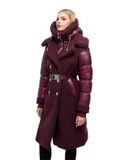 NAVAHOO Wintermantel bordeaux