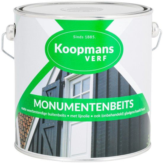Koopmans Monumentenbeits Zwart - 2.5 l