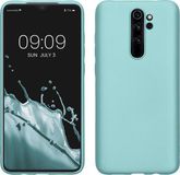 kwmobile telefoonhoesje geschikt voor Xiaomi Redmi Note 8 Pro - Back Cover - Metallic Mintgroen
