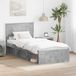 Maison Exclusive - Cadre de lit gris béton 90 x 190 cm Bois de pin massif