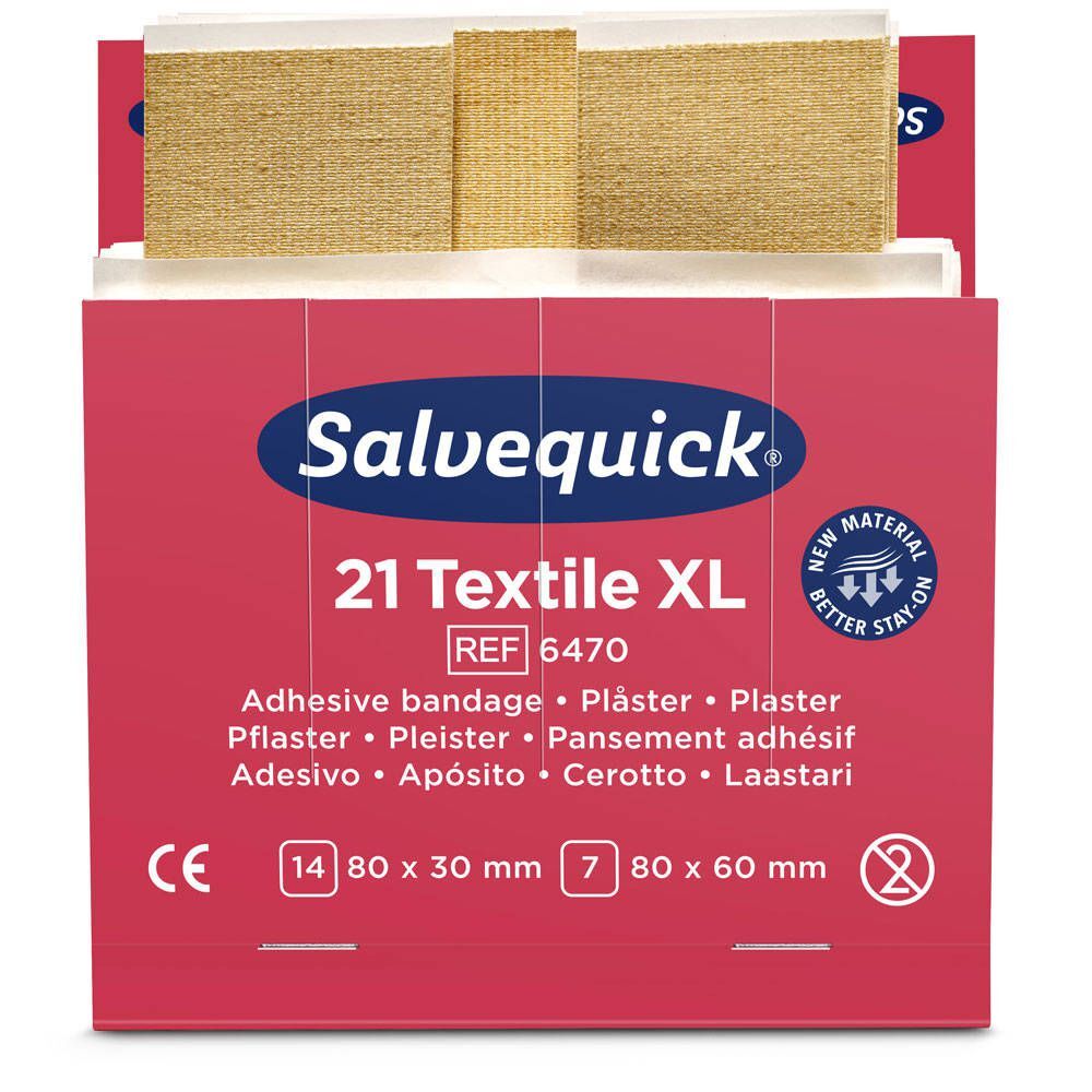 Salvequick Salvequick Navulling Textiel XLarge 64700 6 st