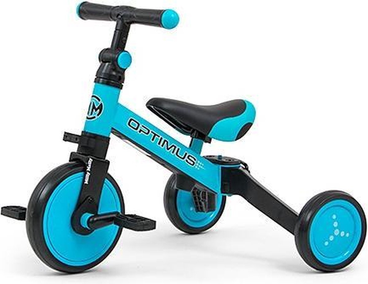 Milly Mally Optimus 3-in-1 - Loopfiets - Jongens en meisjes - Blauw