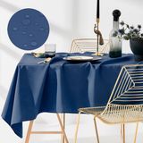 ROOM99 Aura Tafelkleed 130 x 180 cm Donkerblauw
