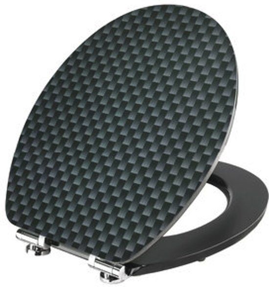 Cornat Carbon decor toiletbril