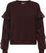 Only Trui Onlscarlet L/s Flounce Swt 15364212 Decadant Chocolate Dames Maat - XS