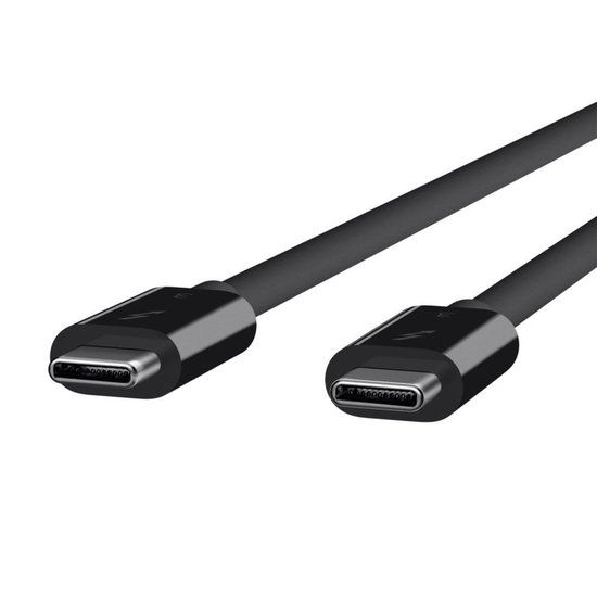 Belkin USB-C Kabel - 0.8m - Zwart - F2CD084BT0.8MBK
