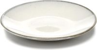 Serax Surface Espresso Kop en Schotel Inku Wit D 12 cm H 1.6 cm