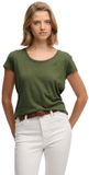 Superdry Studios T-shirt met slanke pasvorm Dames - T-shirts - Groen - Maat M (38)