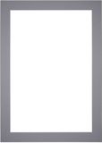 Passe-Partout Fotomaat 20x30 cm - Lijstmaat 33x48 cm - Gris - Museumkarton