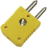 B + B Thermo-Technik 0220 0004 Standaard stekker type K, geel